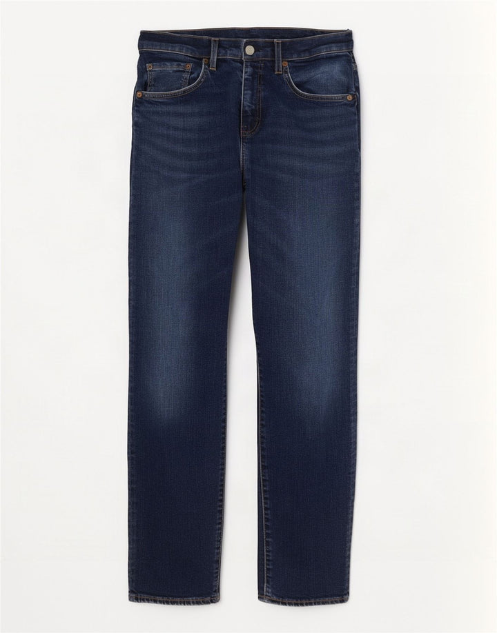 Levi's Mens Straight Jeans W31 L30 Navy Blue Cotton