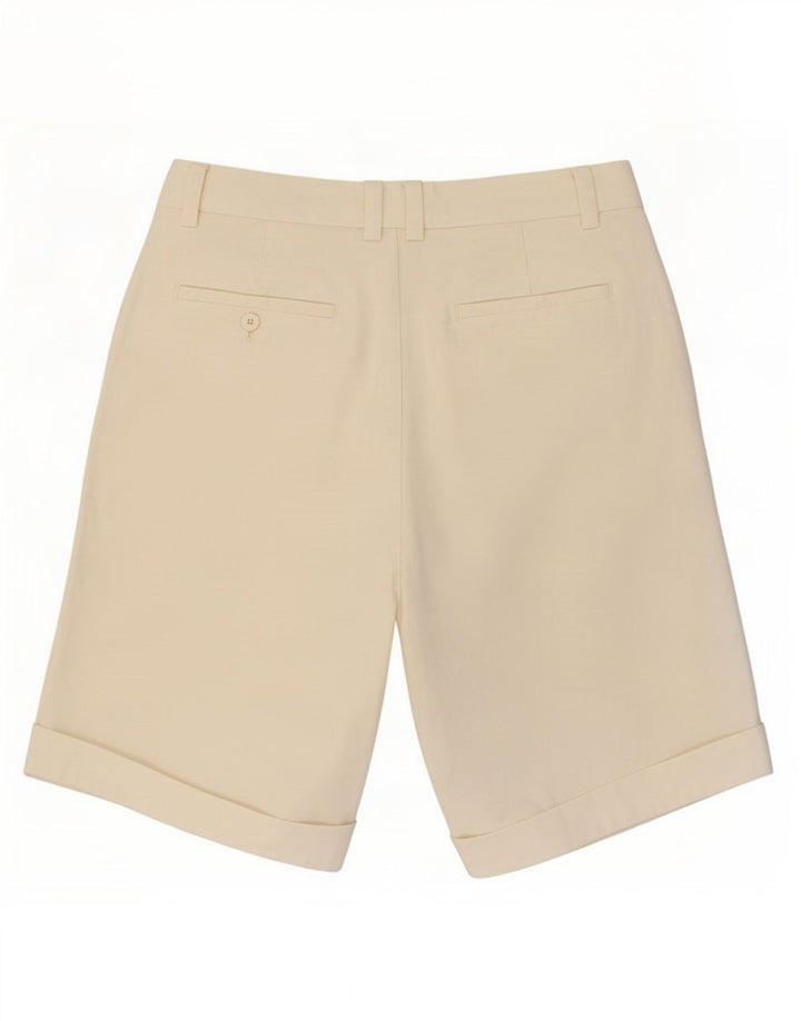 Vintage Womens Pegged Chino Shorts Medium W28 Off White