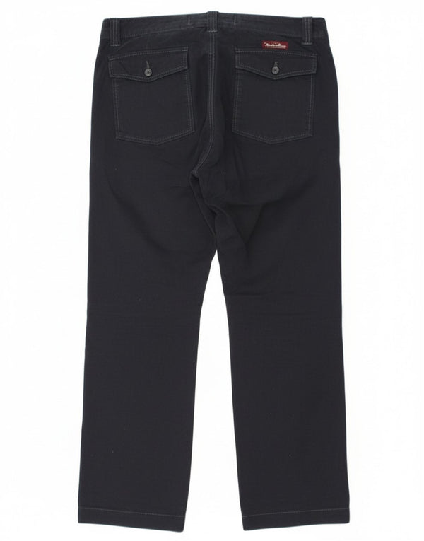 Marlboro Classics Mens Chino Trousers EU 50 Large W34 L31 Navy Blue