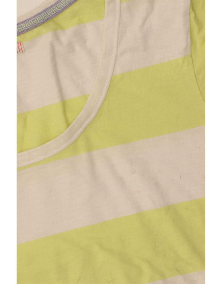 White Stuff Womens T-Shirt Top UK 10 Small Multicoloured Striped