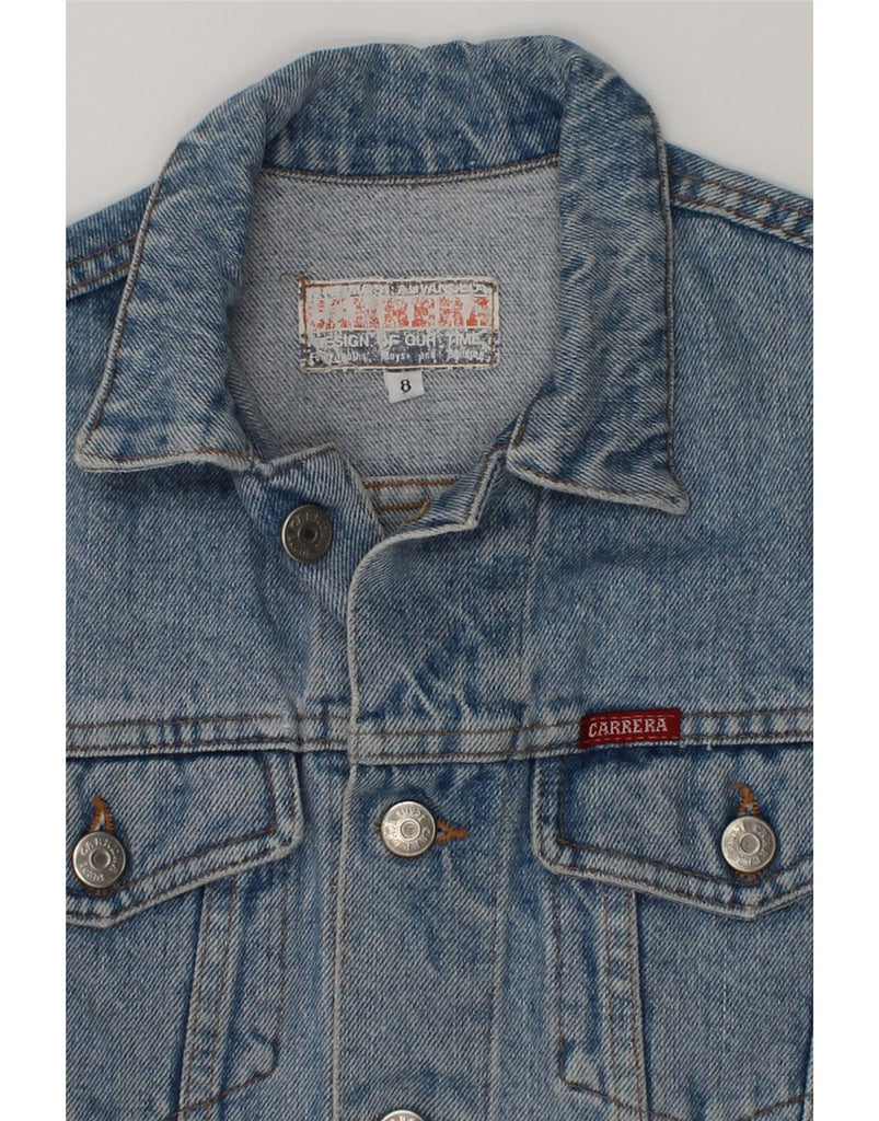 CARRERA Boys Denim Jacket 7-8 Years Blue Cotton | Vintage Carrera | Thrift | Second-Hand Carrera | Used Clothing | Messina Hembry 