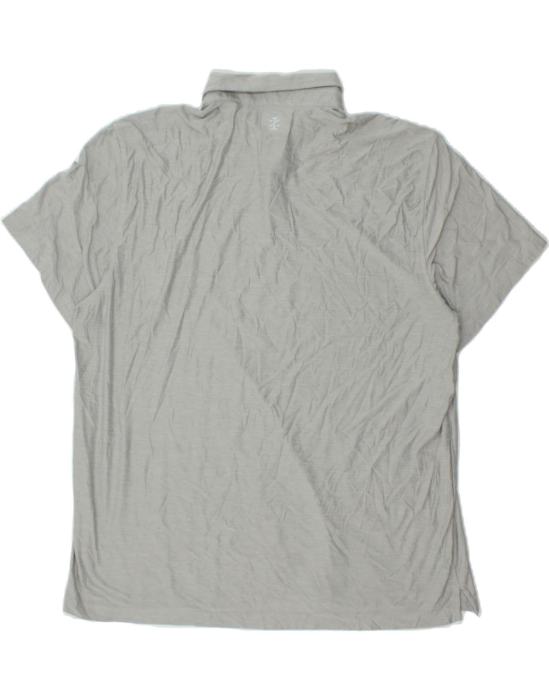 IZOD Mens Polo Shirt 2XL Grey Polyester Vintage Izod and Second-Hand Izod from Messina Hembry 