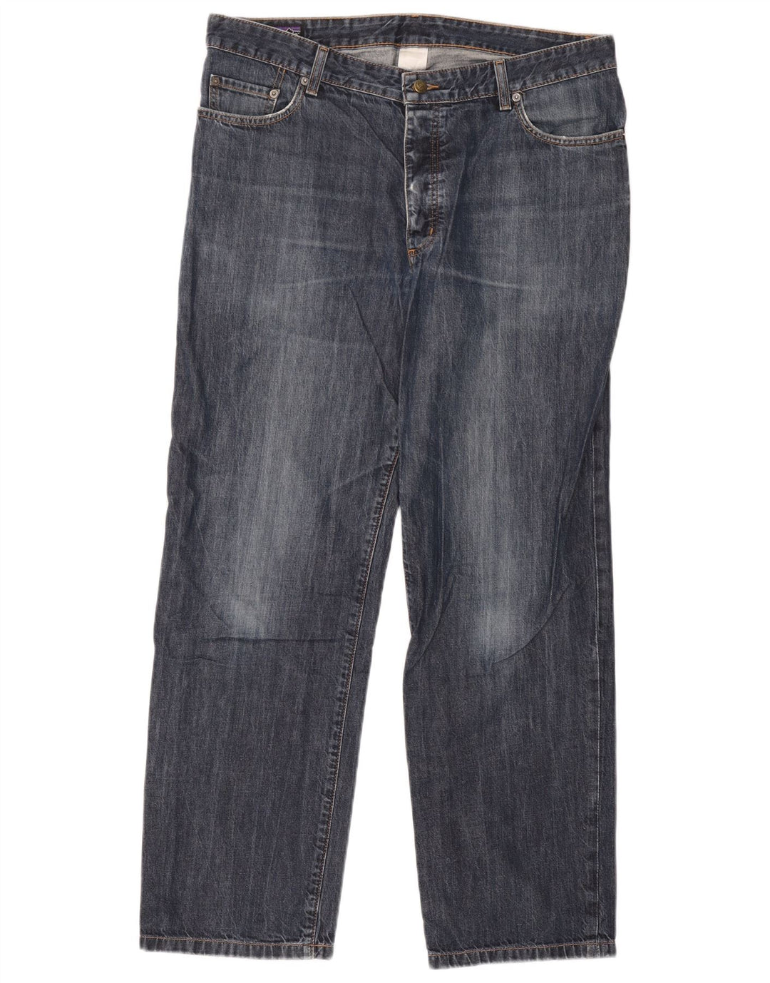 Patagonia Mens Straight Jeans W38 L31 Blue Cotton