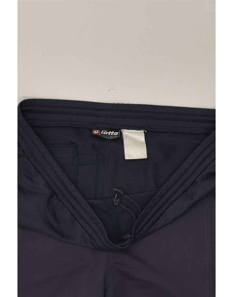 LOTTO Mens Tracksuit Trousers XL Navy Blue | Vintage Lotto | Thrift | Second-Hand Lotto | Used Clothing | Messina Hembry 