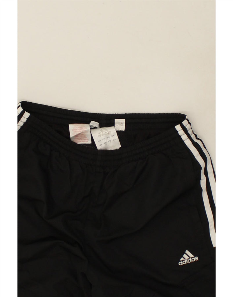 ADIDAS Boys Capri Tracksuit Trousers 15-16 Years Black | Vintage Adidas | Thrift | Second-Hand Adidas | Used Clothing | Messina Hembry 