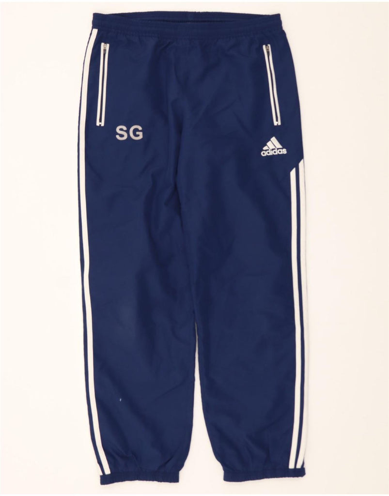 ADIDAS Mens Tracksuit Trousers Joggers UK 40/42 Medium  Navy Blue Vintage Adidas and Second-Hand Adidas from Messina Hembry 