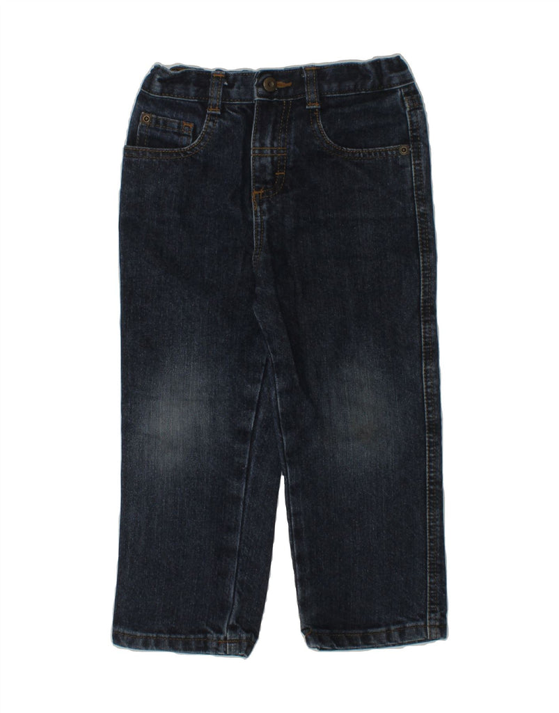 WRANGLER Boys Straight Jeans 3-4 Years W20 L14  Navy Blue Cotton | Vintage Wrangler | Thrift | Second-Hand Wrangler | Used Clothing | Messina Hembry 