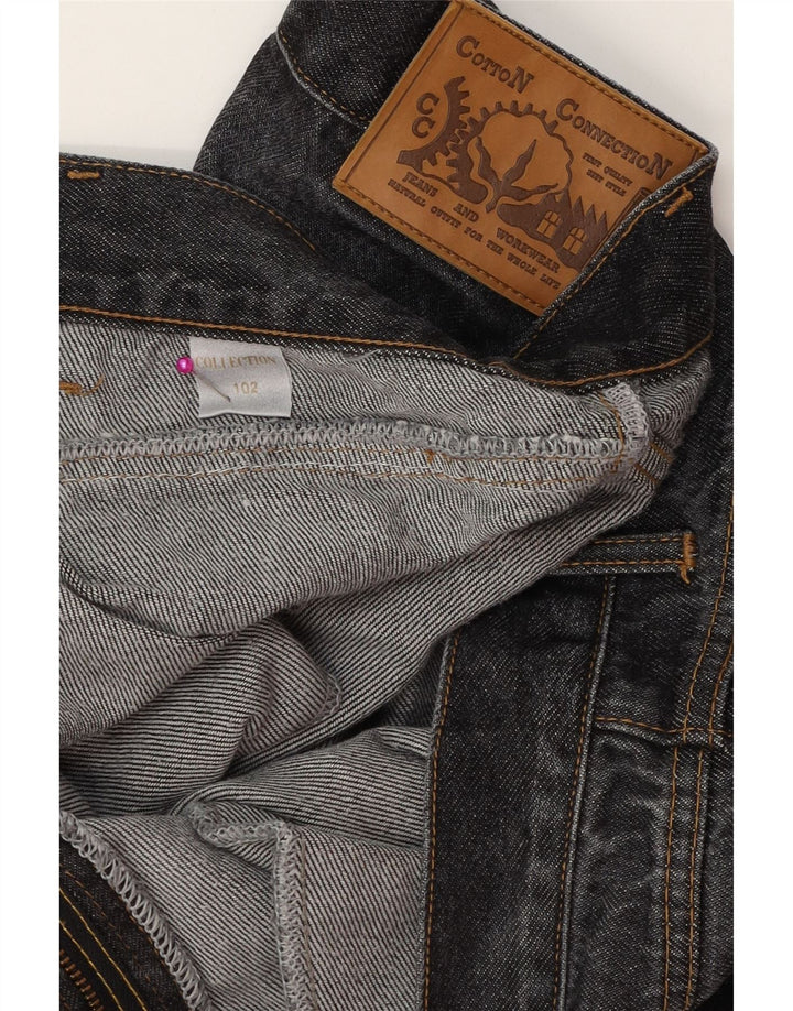 Vintage Mens Cargo Tapered Jeans W33 L34 Grey Cotton