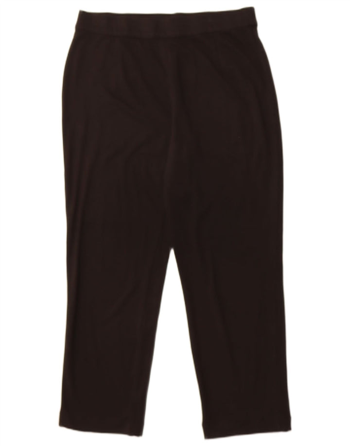 MARKS & SPENCER Womens Leggings UK 16 Large W32 L27 Black Viscose