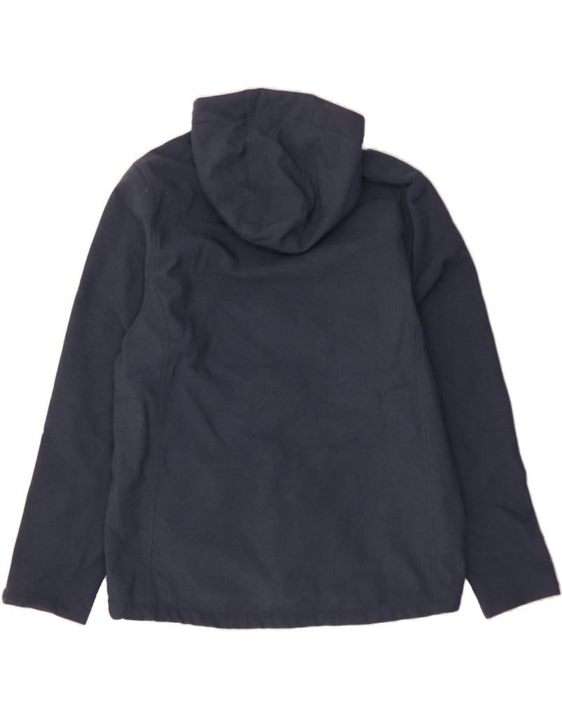 MOUNTAIN WAREHOUSE Mens Hooded Windbreaker Jacket UK 42 XL Navy Blue Vintage Mountain Warehouse and Second-Hand Mountain Warehouse from Messina Hembry 