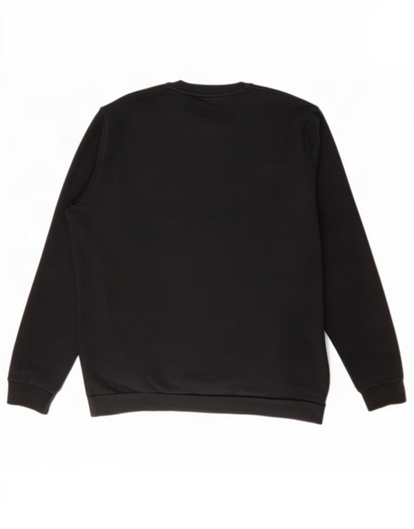 Adidas Mens Sweatshirt Jumper XL Black Cotton