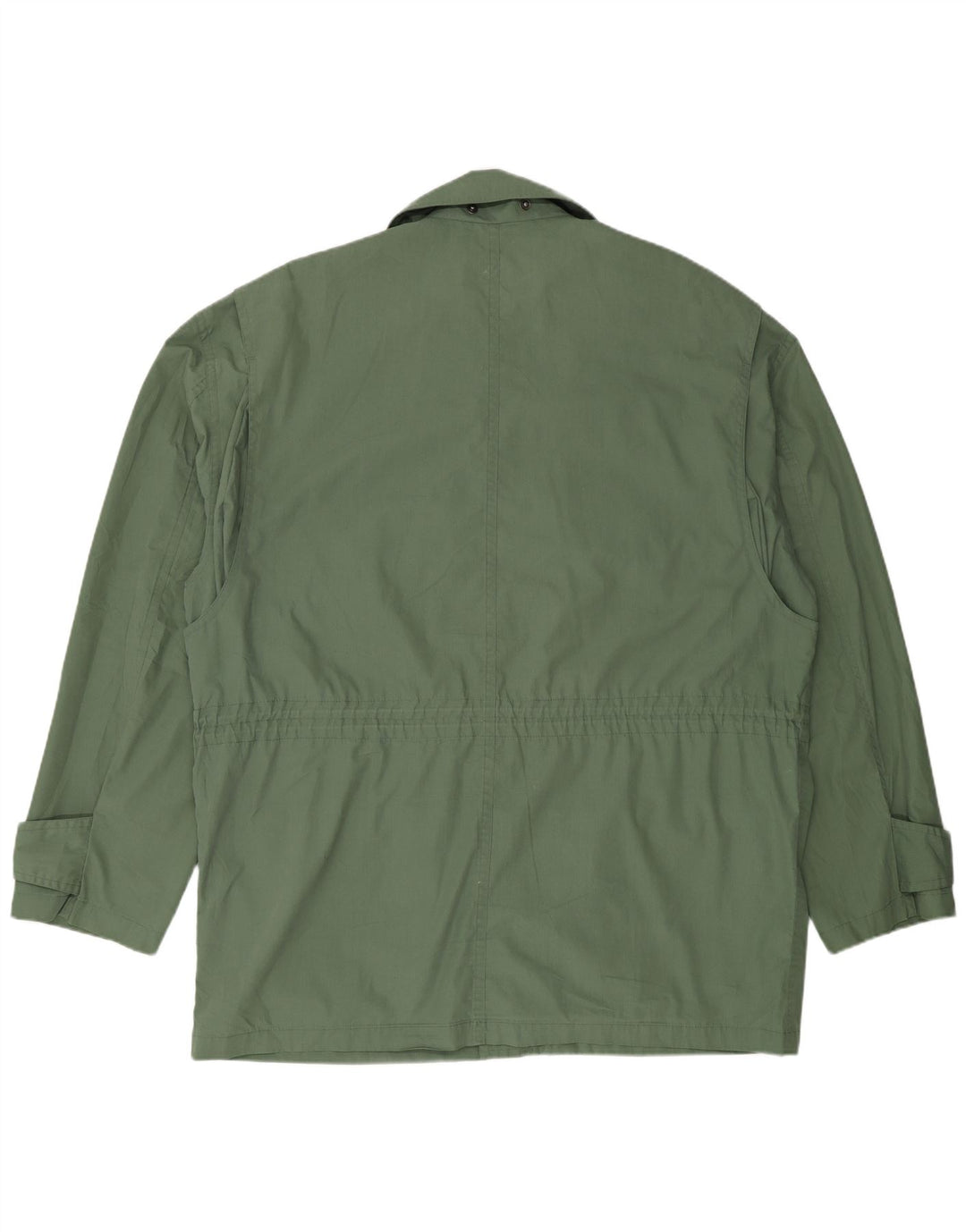 Vintage Mens Utility Jacket UK 42 XL Green Polyester