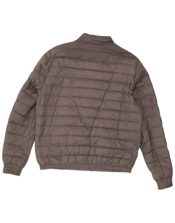 Tommy Hilfiger Mens Padded Jacket UK 40 Large Grey Nylon