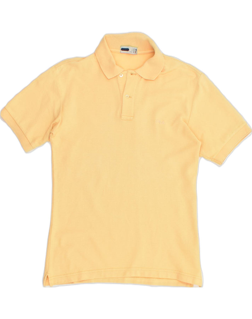 FILA Mens Polo Shirt XL Yellow | Vintage Fila | Thrift | Second-Hand Fila | Used Clothing | Messina Hembry 