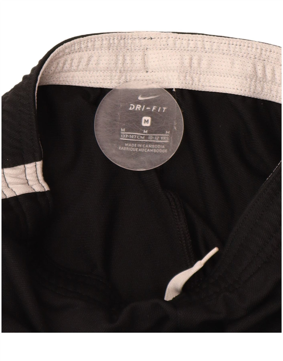 NIKE Boys Tracksuit Trousers 10-11 Years Medium Black Colourblock