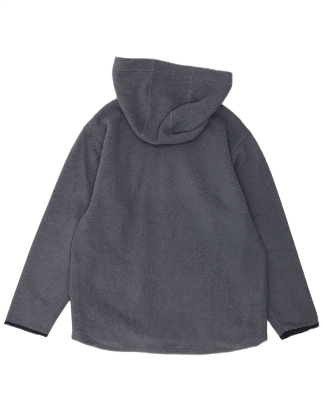 Kappa Mens Hooded Zip Neck Fleece Jumper Medium Blue Polyester
