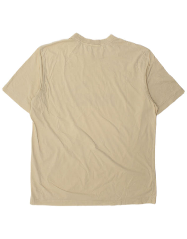 Puma Mens Graphic T-Shirt Top Large Beige