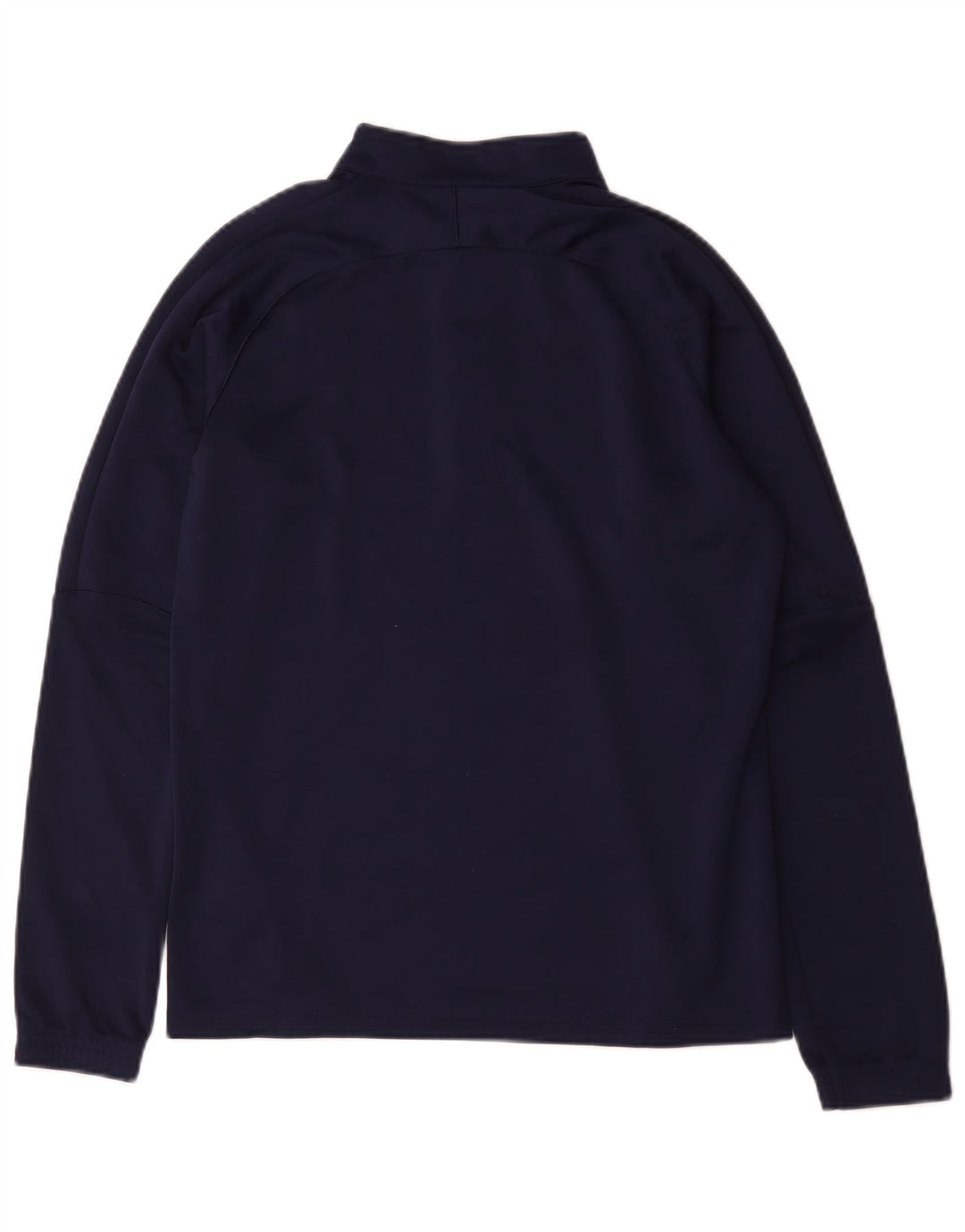 Puma Mens Zip Neck Pullover Tracksuit Top Small Navy Blue Polyester