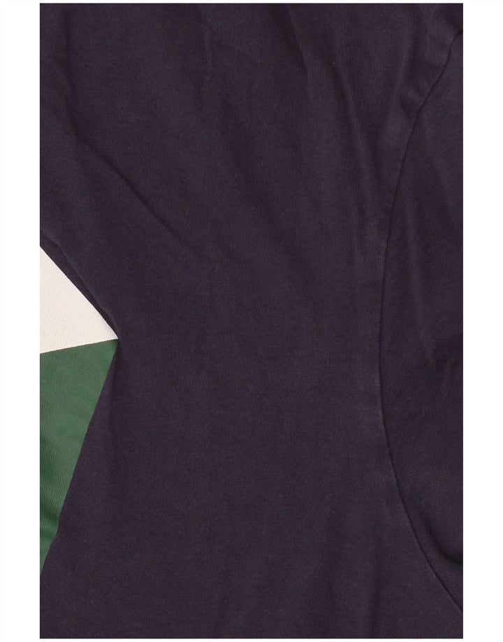 G-Star Mens Graphic T-Shirt Top Large Navy Blue Cotton