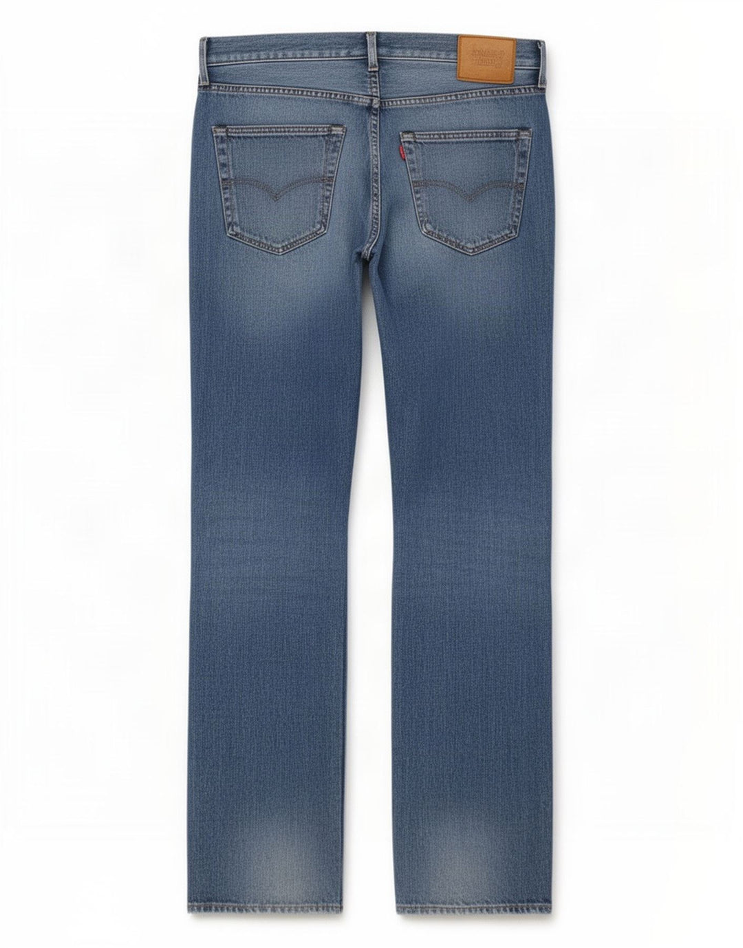 Levi's Mens Straight Jeans W33 L32 Blue Cotton