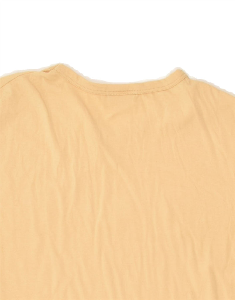 MURPHY & NYE Womens T-Shirt Top UK 14 Large Yellow Cotton | Vintage Murphy & Nye | Thrift | Second-Hand Murphy & Nye | Used Clothing | Messina Hembry 