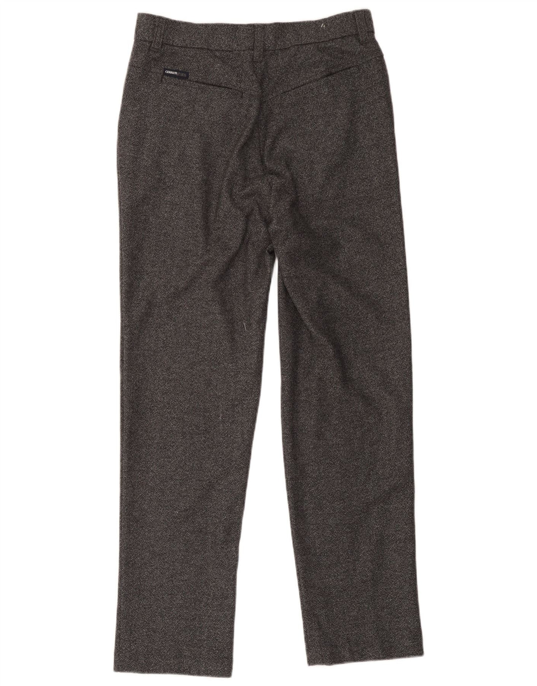 Cerruti Womens Straight Suit Trousers W32 L32 Grey Wool