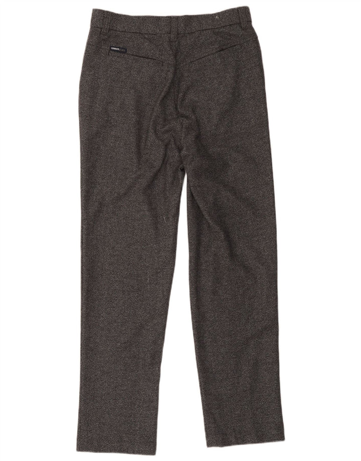 Cerruti Womens Straight Suit Trousers W32 L32 Grey Wool