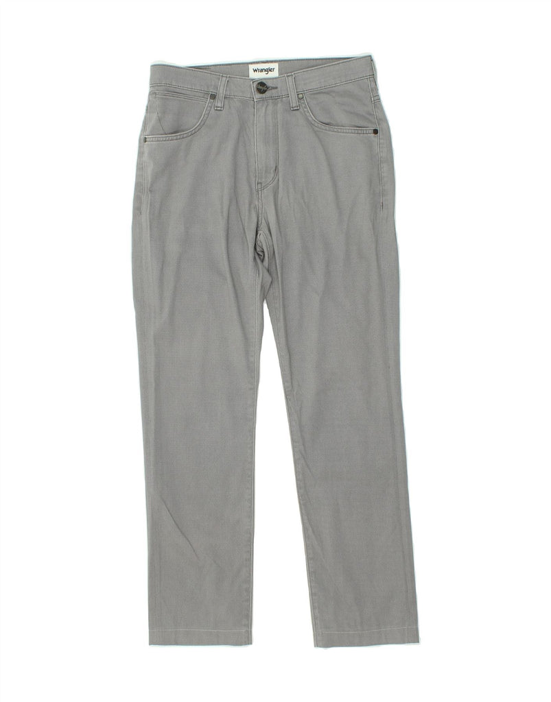 WRANGLER Mens Arizona Slim Casual Trousers W30 L27 Grey Cotton Vintage Wrangler and Second-Hand Wrangler from Messina Hembry 