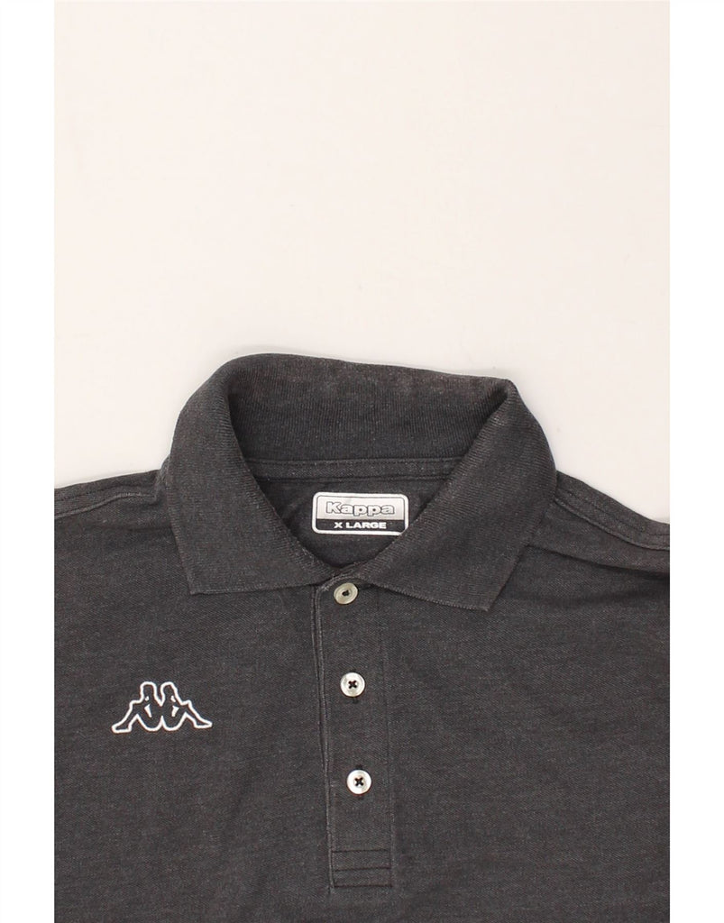 KAPPA Mens Polo Shirt XL Grey Cotton | Vintage Kappa | Thrift | Second-Hand Kappa | Used Clothing | Messina Hembry 