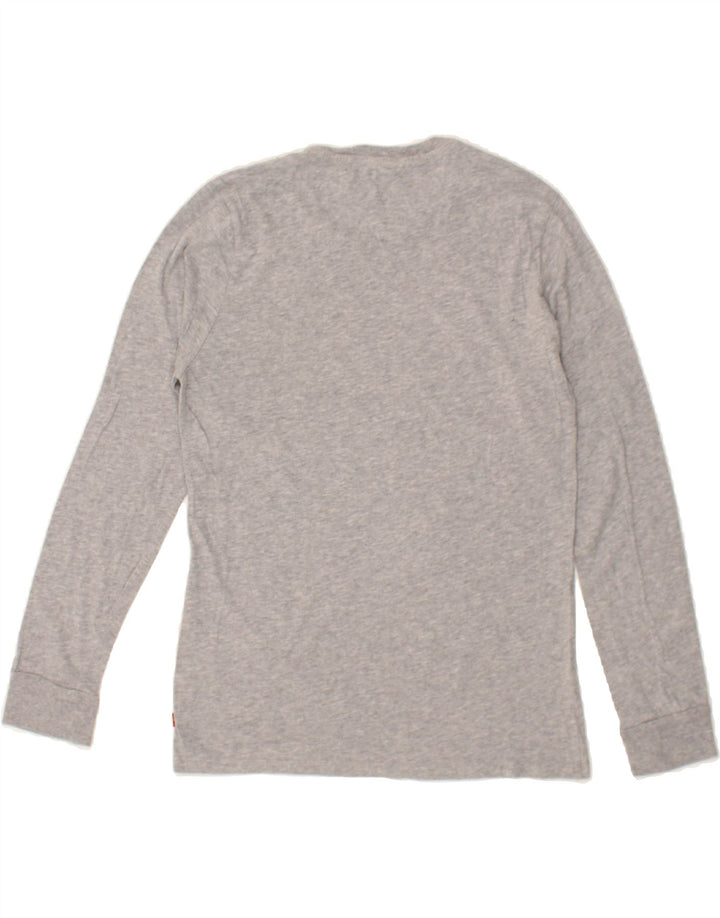 LEVI'S Mens Graphic Top Long Sleeve XS Grey Cotton Vintage Levi's and Second-Hand Levi's from Messina Hembry 