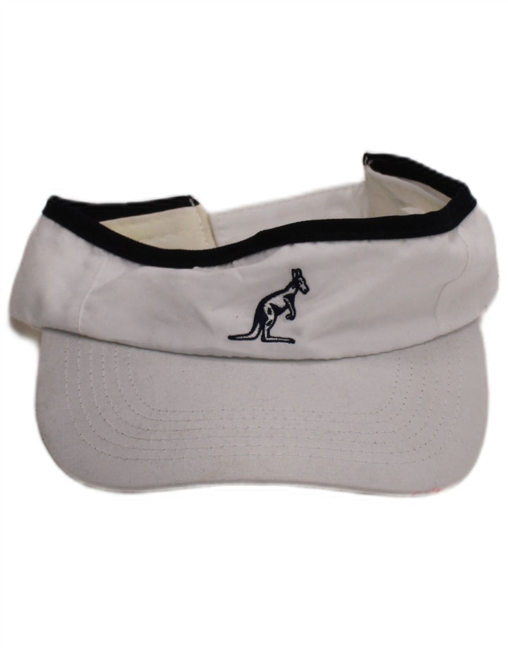 AUSTRALIAN L'ALPINA Womens Graphic Visor Cap One Size White Sports