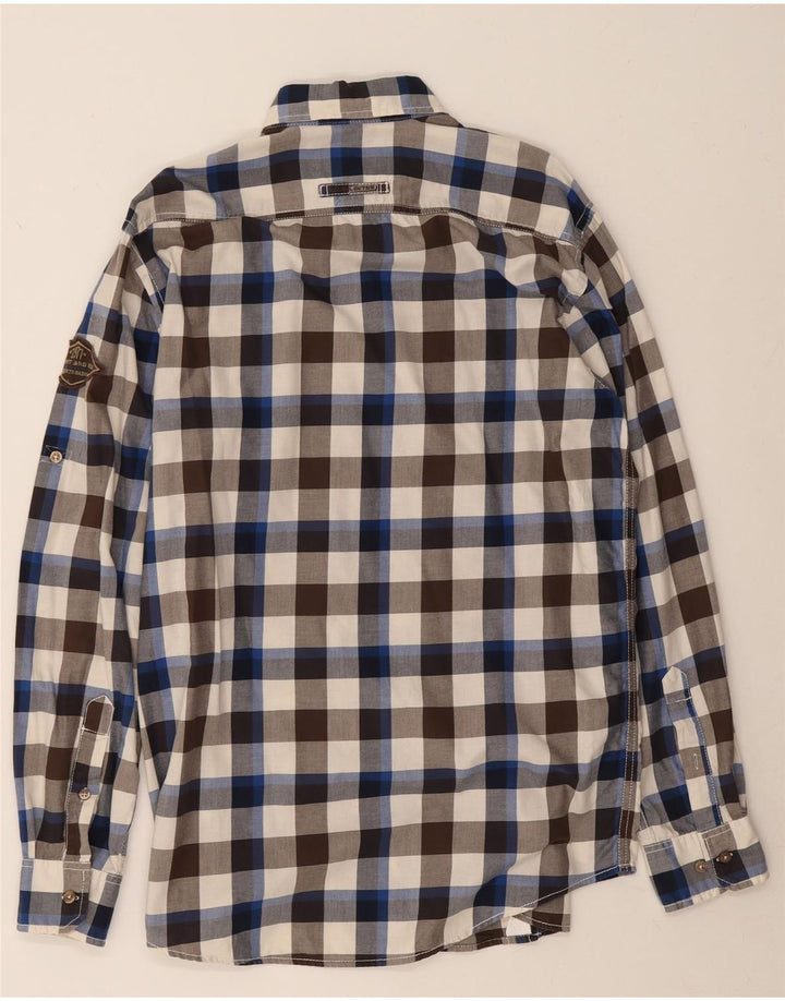 Camel Active Mens Shirt Medium Multicoloured Gingham Cotton