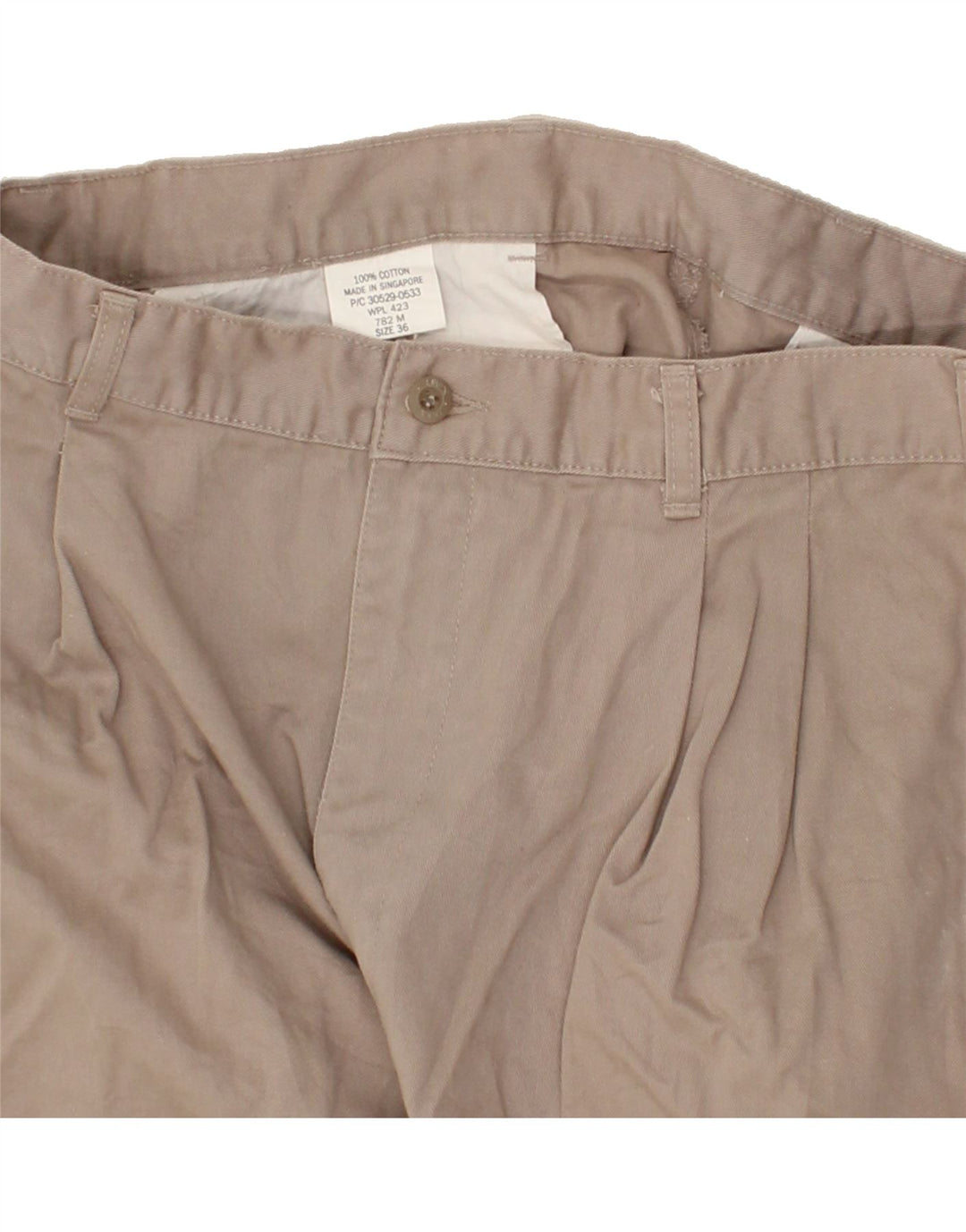 DOCKERS Mens Pegged Chino Shorts W36 Large Brown Cotton Vintage Dockers and Second-Hand Dockers from Messina Hembry 
