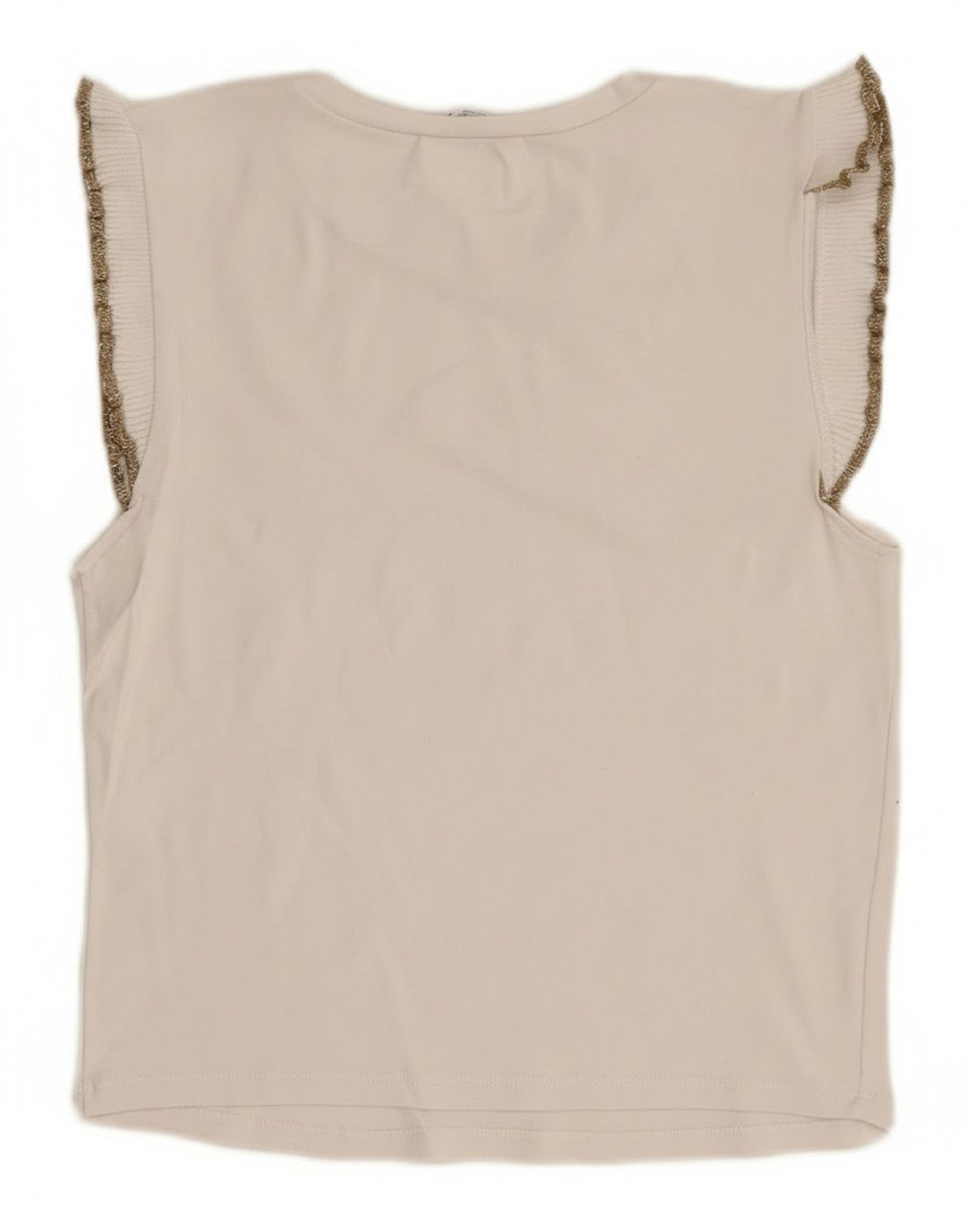Zara Womens Sleeveless Blouse Top UK 12 Medium White