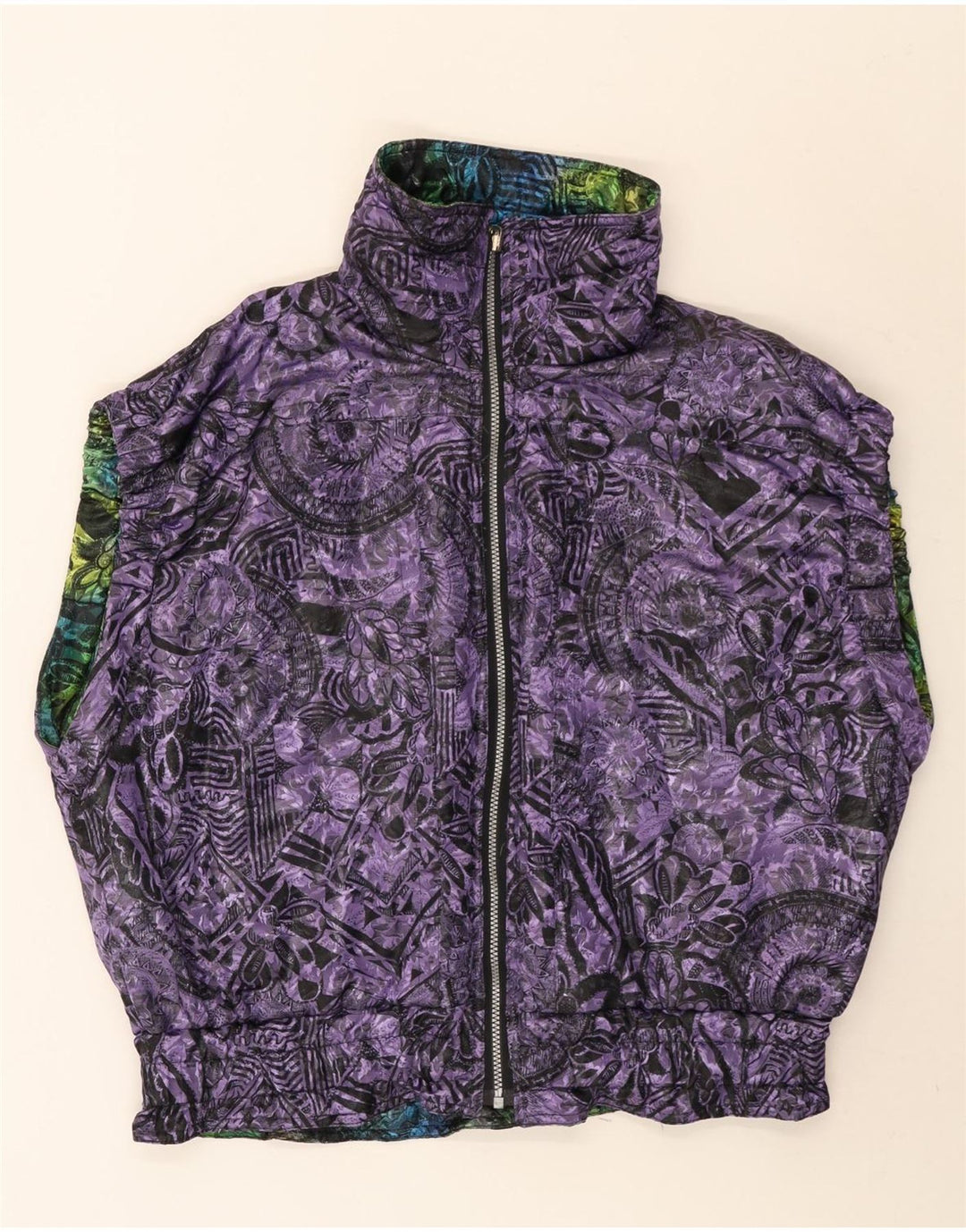 Klepper Womens Reversible Tracksuit Top Jacket EU 42 Large Multicoloured