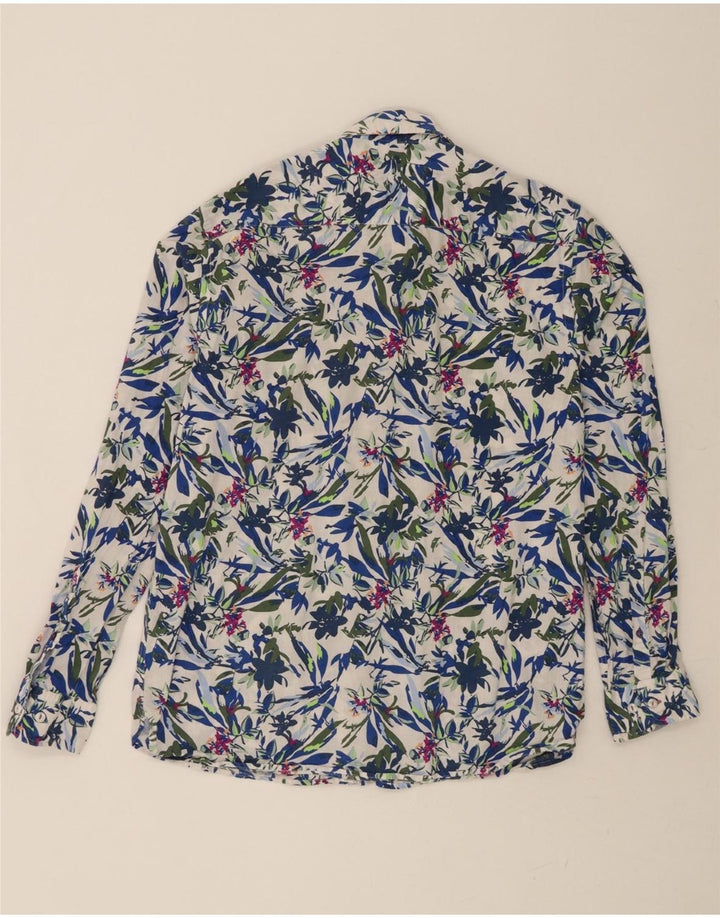 BASEFIELD Mens Modern Fit Shirt Size 41/42 Large Multicoloured Floral Vintage Basefield and Second-Hand Basefield from Messina Hembry 