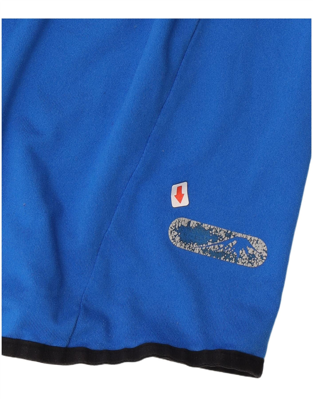 Asics Mens Hooded Zip Neck Top Long Sleeve Medium Blue Polyester