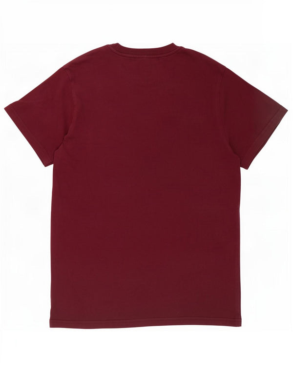 Vans Mens Classic Fit T-Shirt Top Small Burgundy Cotton
