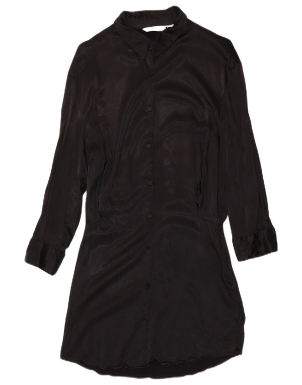 Zara Womens Shirt Dress UK 18 XL Black