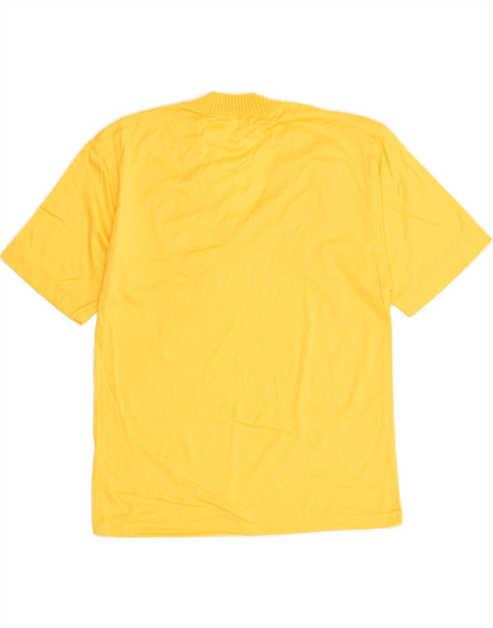 VINTAGE Womens Graphic T-Shirt Top UK 10 Small Yellow | Vintage Vintage | Thrift | Second-Hand Vintage | Used Clothing | Messina Hembry 