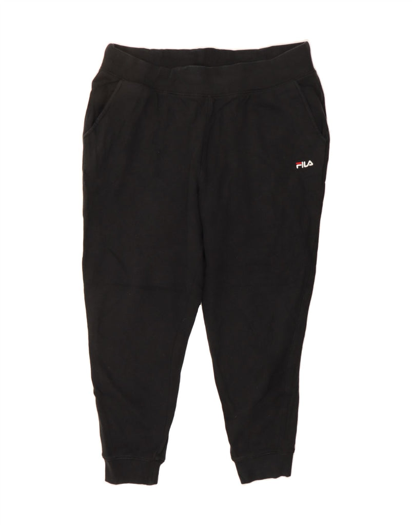 FILA Mens Tracksuit Trousers Joggers XL  Black Vintage Fila and Second-Hand Fila from Messina Hembry 