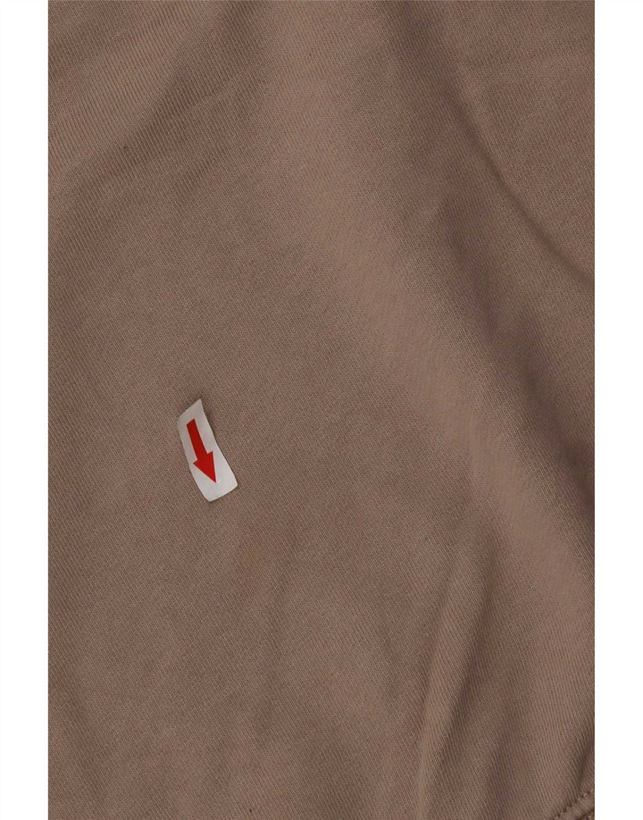 Zara Mens Sweatshirt Jumper Medium Beige Cotton
