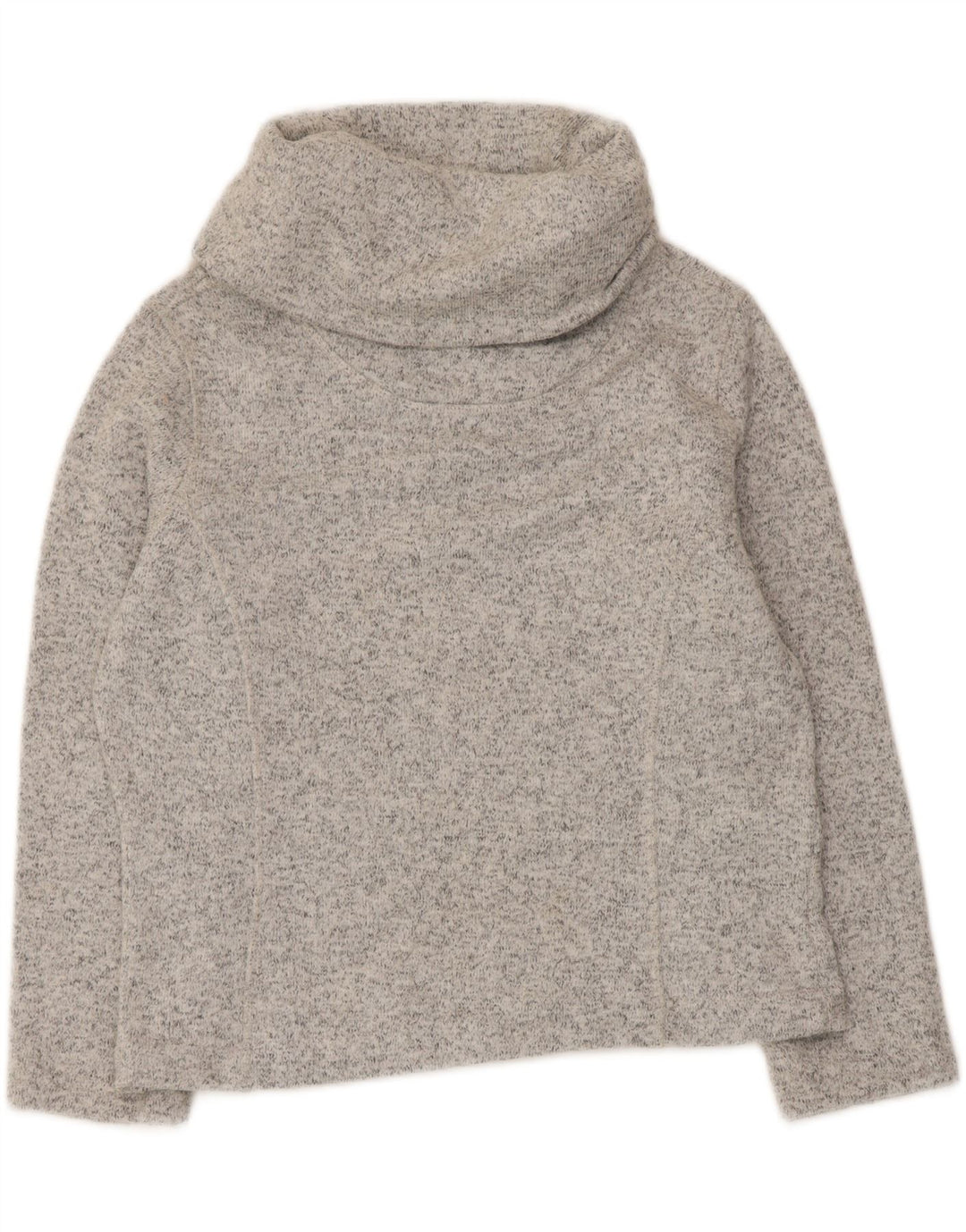 Mountain Warehouse Womens Crop Blouse Top UK 12 Medium Grey Flecked