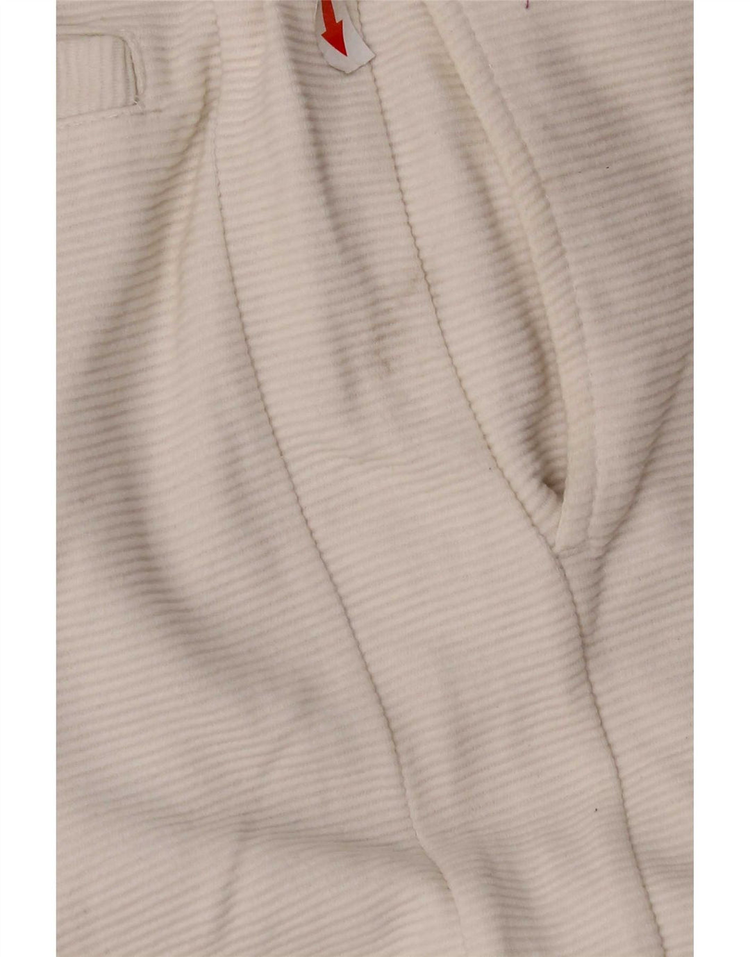 Zara Mens Sport Shorts Small White Pinstripe Cotton