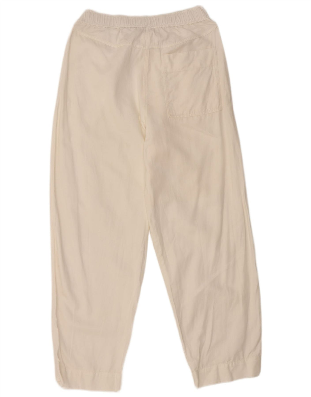 Cos Womens Straight Chino Trousers Medium White Cotton