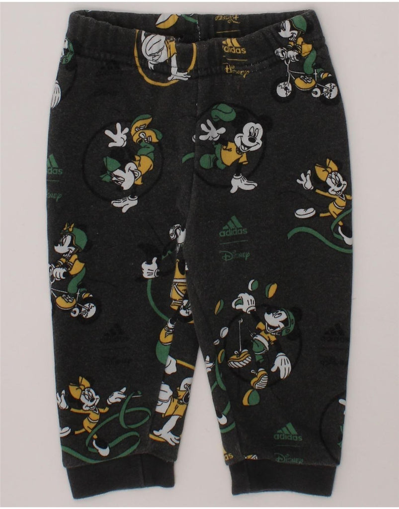 ADIDAS Baby Girls Graphic Joggers Tracksuit Trousers 6-9 Months  Grey Vintage Adidas and Second-Hand Adidas from Messina Hembry 