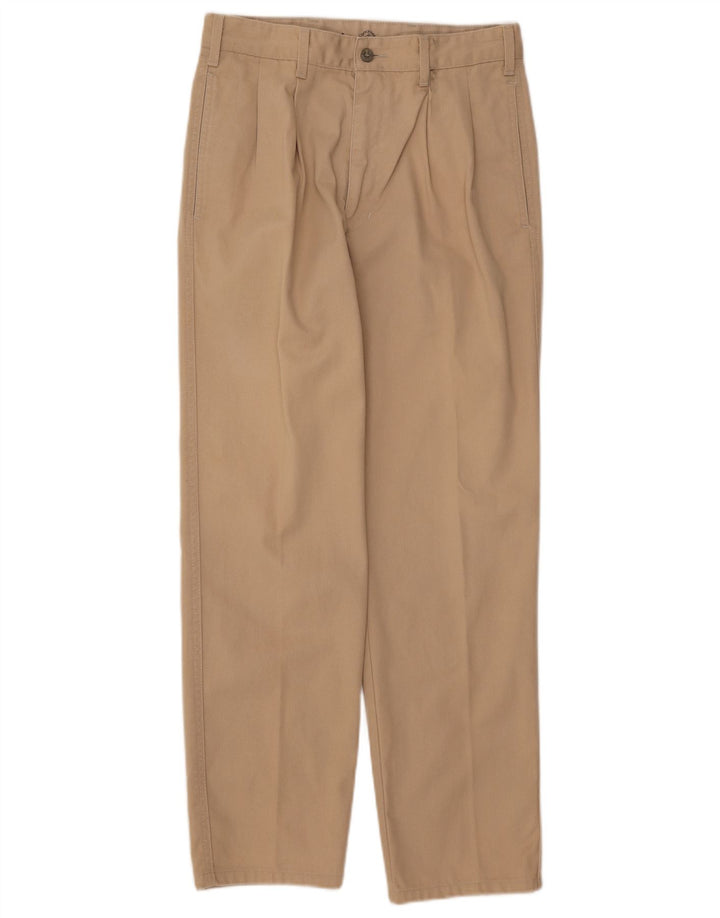 DOCKERS Mens Pegged Chino Trousers W29 L30 Beige Cotton