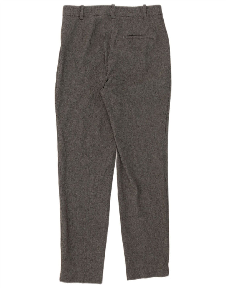 MARKS & SPENCER Womens Suit Trousers UK 8 Small W28 L27 Black Houndstooth