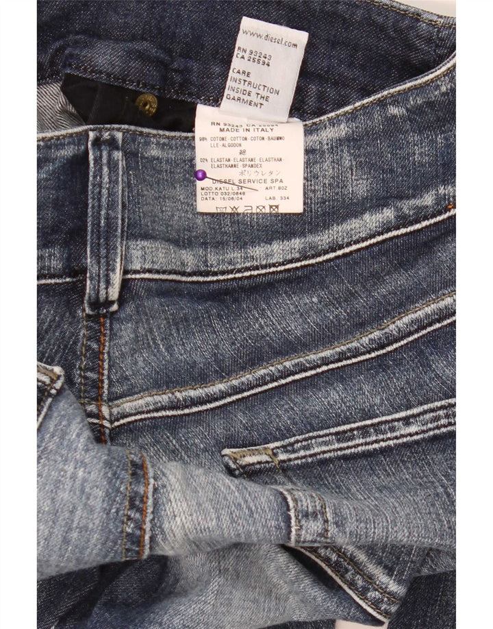 Diesel Womens Bootcut Jeans W27 L29 Blue Cotton