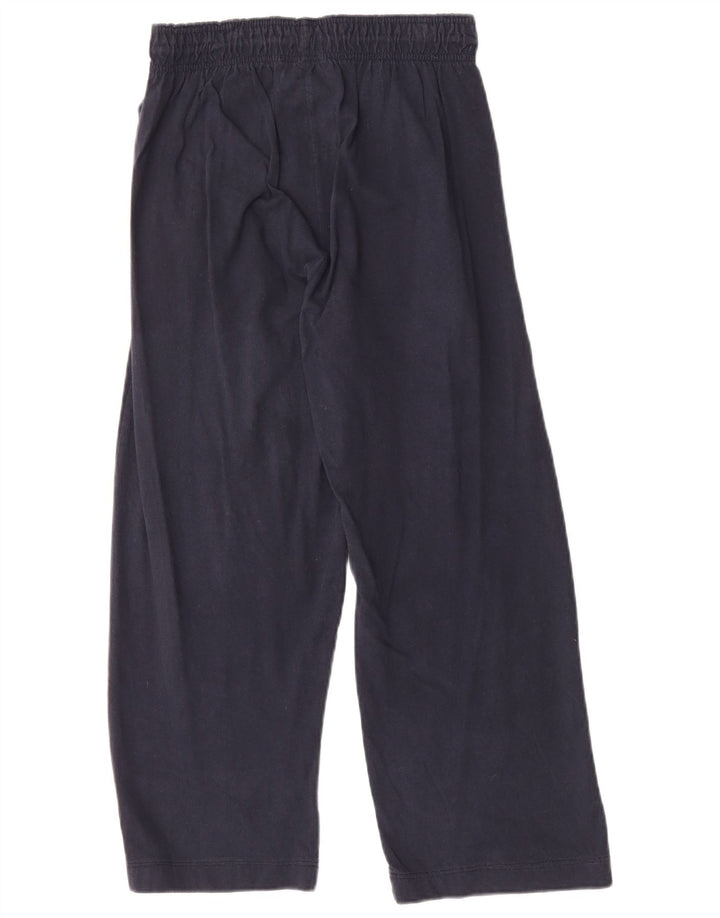 CHAMPION Womens Tracksuit Trousers UK 12 Medium  Navy Blue Cotton